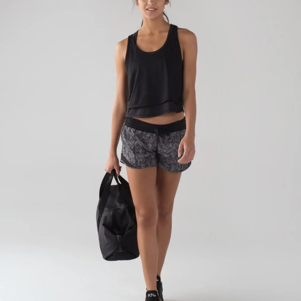 Lululemon Athletica Lean In Double Layer Tank (Dark Purple) Size 6 - Picture 3 of 10